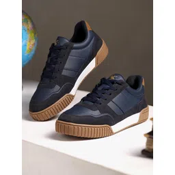 Cantabil Men Lace-Ups Round Toe Sneakers