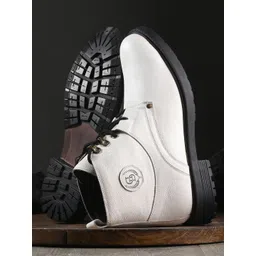 GALEX Men Leather Flatforms