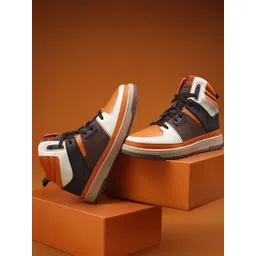 bacca bucci Men Gourmet Collection Inspired by Dessert Indulgence Caramel Mid-Top Sneakers