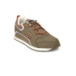 HIROLAS Men Brown Running Shoes