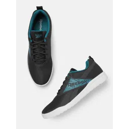 Reebok Men Charcoal Grey & Teal Blue Austin Walking Shoes