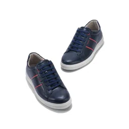 Woodland Men Colourblocked Leather Sneakers