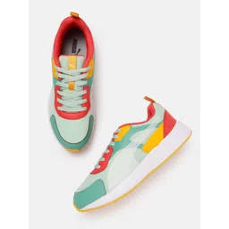 Puma Unisex Woven Design Colourblocked Sneakers