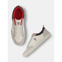 U.S. Polo Assn. LUCIAN Men Colourblocked Lace Up Casual Sneakers