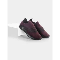 LA MARCA Men Woven Design Leather Slip-On Sneakers