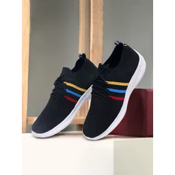 SHUAN Men Mesh Running Non-Marking Shoes