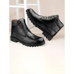 Bxxy Men Ankle Lace-up Regular Boots