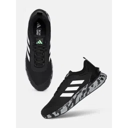 ADIDAS Men Woven Design Lightrun Edge Force Running Shoes with Striped Detail