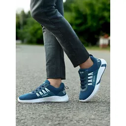 BIRDE Men Mesh Lace-Up Walking Non-Marking Shoes