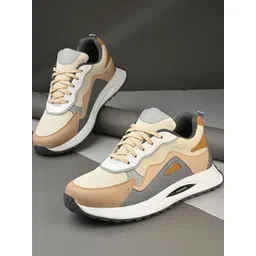 Roadster Men Beige Synthetic Casual Shoes