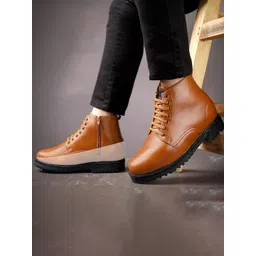 Bxxy Men Hidden Elevator Formal Lace-up Boots