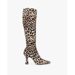 Leopard Print Dress Boots