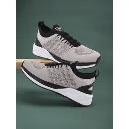HRX by Hrithik Roshan Men Woven Design Lace Up Sneakers