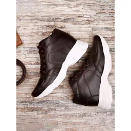 GLOBAL RICH Men Patent Leather Sneakers