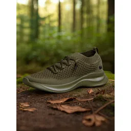 NEEMANS Knit Glider Unisex Lace Up Sneakers