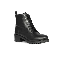 Saint G Women Leather Block-Heeled Regular Boots