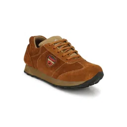 RANZAG Men Leather Walking Non-Marking Shoes