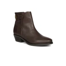Viviblu Women Block-Heeled Monk Boots