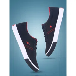 Sparx Men Canvas Comfort Insole Contrast Sole Sneakers