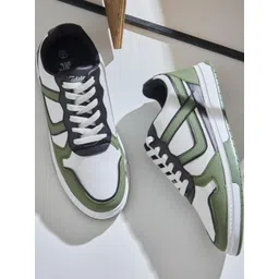 Roadster Men Olive Synthetic Casual Shoes