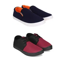 Free Kicks Men Multicoloured Mesh Marking Running Sports Shoes