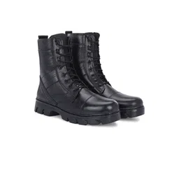 SHOE DAY Men Block Heeled High Top Boots