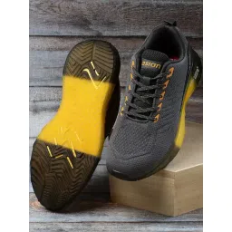 Asian CRYSTAL-13 Men's Grey Running Shoes