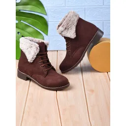 TRYME Women Block Heeled Boots