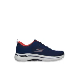 Skechers Men's GO WALK ARCH FIT - CLINTON Navy Walking Shoes