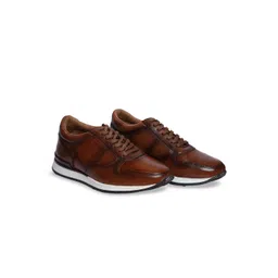 HX London Men Lace-Ups Leather Lightweight Sneakers