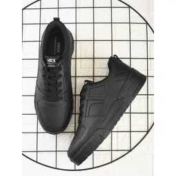 HRX by Hrithik Roshan Men PU High-Top Sneakers