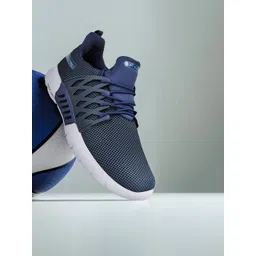 Campus Men Navy Blue Mesh BELGIUM PLUS Running Shoes