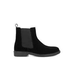 Carlo Romano Men's Black Chelsea Boots