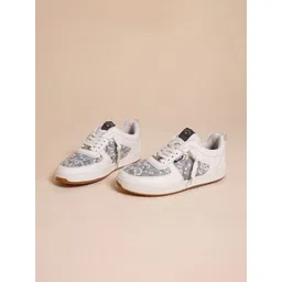 WROGN Men Printed PU Sneakers