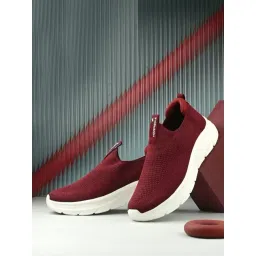Hoversole Socknit Wine & White Walking Shoes