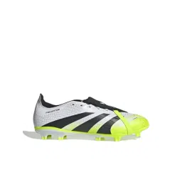 adidas Unisex PREDATOR LEAGUE FT FG White & Black Football Shoes