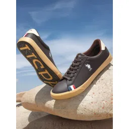U.S. Polo Assn. Men's Brown Casual Sneakers
