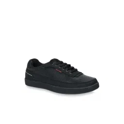 Red Chief Men's Black Casual Sneakers