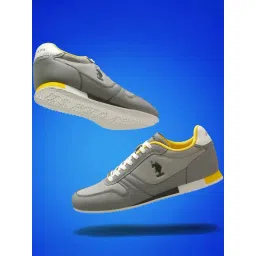 U.S. Polo Assn. Men's Grey Casual Sneakers