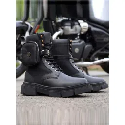 Bacca Bucci Men's ASSASSIN Black Derby Boots