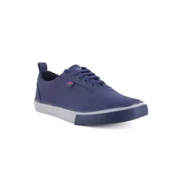 Sparx Men Navy Blue Woven Design Sneakers