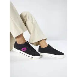Lotto Women's Strada Blend Black Casual Sneakers