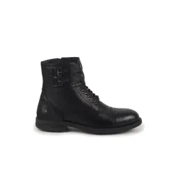 FAUSTO Men's Black Casual Boots