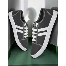 Free Kicks Men Grey Mesh Marking Running Sports Shoes