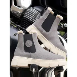 Bacca Bucci Men's ALPINE ARMOR Grey Chelsea Boots