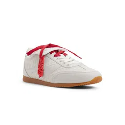 ALDO Men Textured Leather Lace-Ups Sneakers