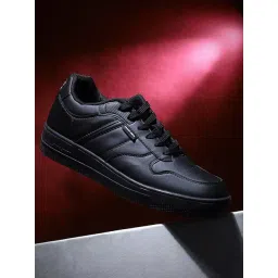 Jack & Jones Men's Jet Black JFWDRIFT LO Sneakers