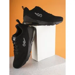 Campus Men's North Plus Core Black Running Shoes