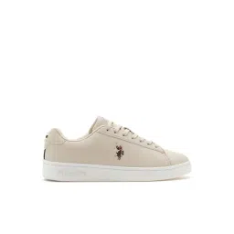 U.S. Polo Assn. Women's RYLEE 3.0 Beige Sneakers