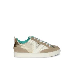 Whitesta Women's Gold Sneakers